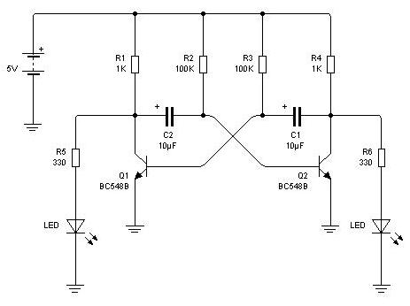Vacante Estresante Explícito Transistores en saturación: luces intermitentes | NOS HEMOS TRASLADADO A:  electronicaengeneral.com